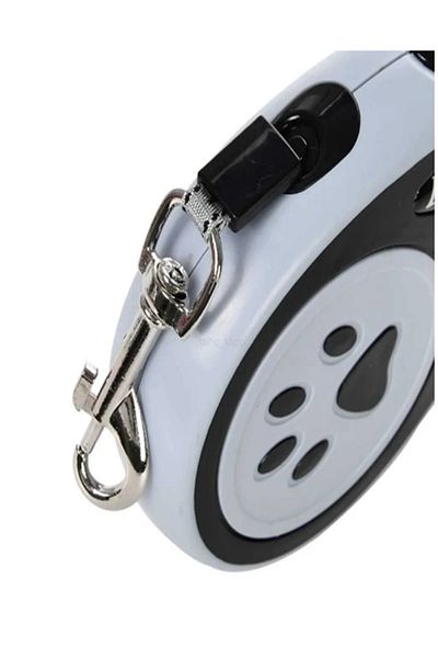 SİRİUS3D Classic Automatic Stripe Dog Walking Leash, Reel Automatic Dog Walking Leash