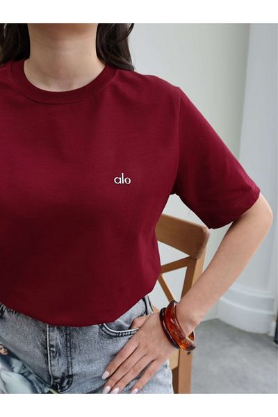 ESRAHELVACI Tricou original cu gât crew