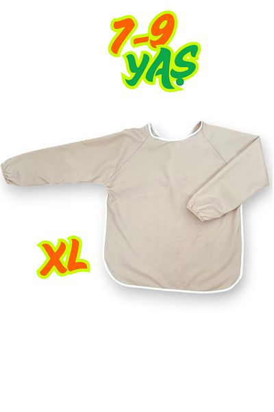 FİYPER Sorț de pictat bej Mărimea Xl 7-9 ani Țesătură hidrofugă
