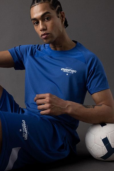 DeFacto Tricou sport slim cu imprimeu cu decolteu - mânecă scurtă B5019ax24sp