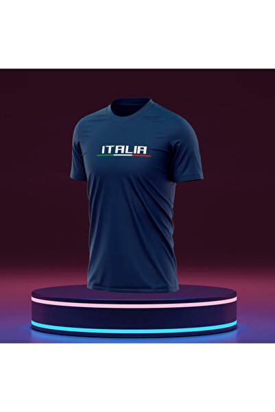 Bulvar Lee Tricou de vară pentru bărbați Italia B cu imprimeu