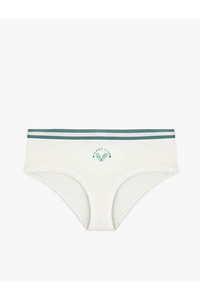 Koton New Season Cotton High Waist Printed Hipster Women's Panties