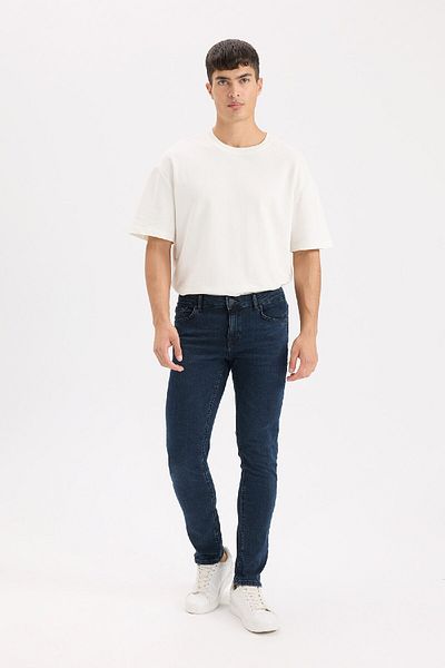 DeFacto Carlo Skinny Fit - Κανονική μέση, εξαιρετικά στενό πόδι Jean B3620ax24sp