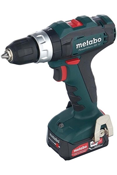 Metabo PowerMaxx SB 12 / 2.0 Çift Akülü Darbeli Vidalama Li-ion 12V 2Ah