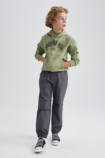 DeFacto Boy's Jogger Poplin Trousers B2623A823Au