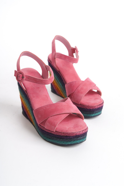Elile Shoes Hakiki Deri Topuklu Sandalet 33-34-35-41-42-43-44 Numara