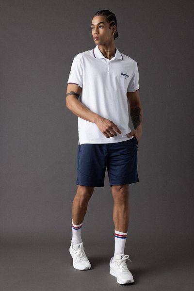DeFacto Printed Short Sleeve Sports Polo T-Shirt - Standard Fit B5021ax24sp