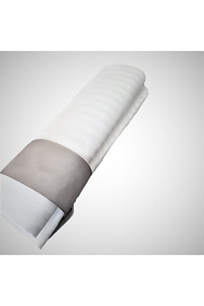 Kotonia Home Set of 10 table napkins Kotonia Home Hotel 45x45 cm,100% cotton, Damask Satin, stripe 0.5 cm, white