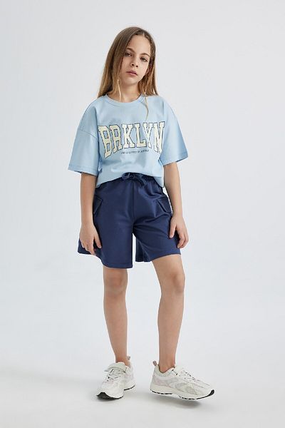 DeFacto Tricou cu mânecă scurtă B5167a824hs pentru fete
