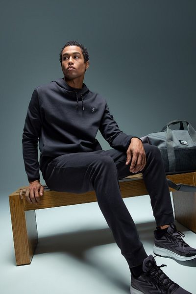 DeFacto Fit Standard Fit Hooded εμπριμέ αθλητικό φούτερ με τσέπες B4372ax24sp
