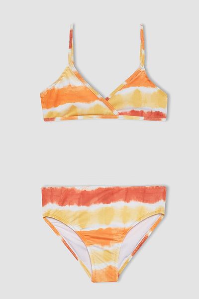 DeFacto Gemustertes Bikini-Set für Mädchen B7019A824SM