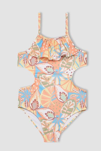 DeFacto Patterned Girl's Swimsuit - B7027a824sm