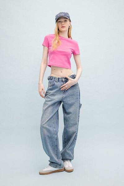 DeFacto Cool Ribana Basic Plain T-Shirt Fahrzeugnummer: Tyc8sxqyen 170544578014327