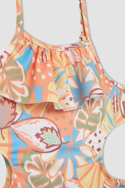 DeFacto Patterned Girl's Swimsuit - B7027a824sm