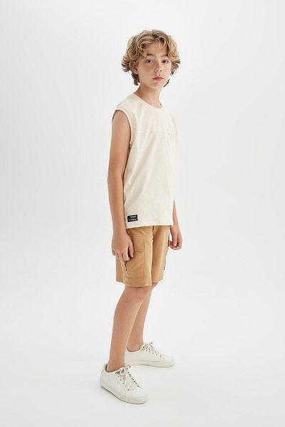 DeFacto Boy's Cargo Pocket Shorts B5868A824HS