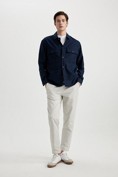 DeFacto Jogger Skinny Leg Gabardine Trousers Z9933az24sp
