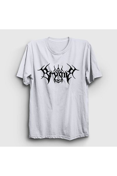 Presmono Μπλουζάκι Unisex Λευκό Λογότυπο Μεταλλικό Brymir 527713 ττ