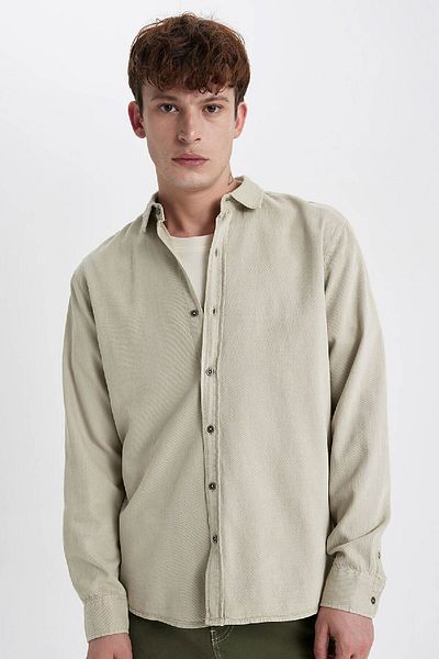 DeFacto Regular Fit Long Sleeve Shirt