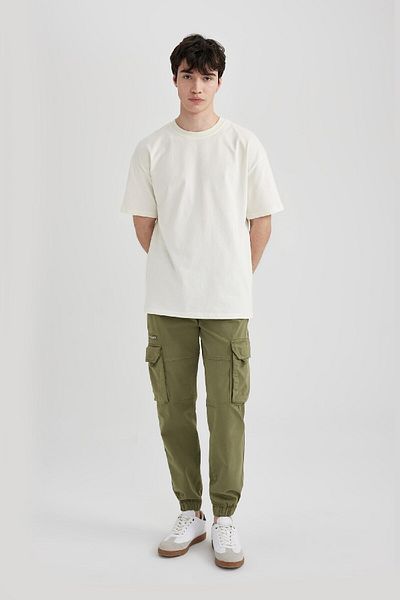 DeFacto Tactical Jogger Pants - Regular Fit, Cargo Pocket, B6146Ax24Sp