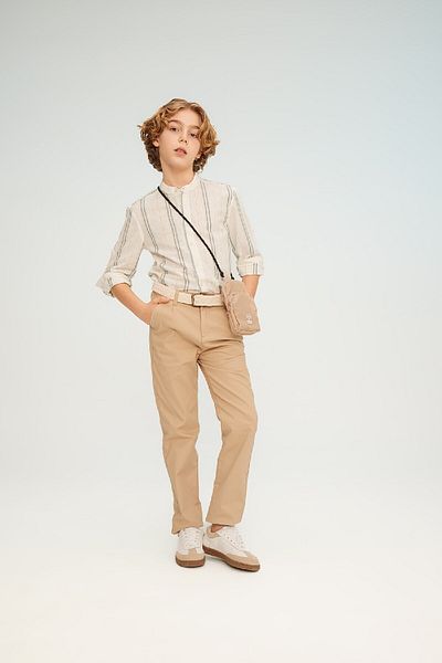 DeFacto Boy's Standard Leg Gabardine Trousers B6121a824sp