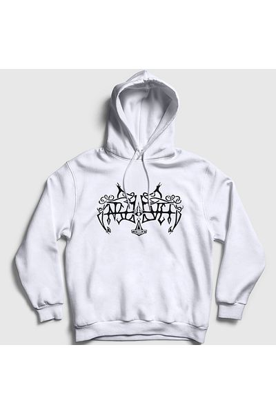 Presmono Φούτερ με κουκούλα Unisex White Logo Metal Enslaved 527930 ττ