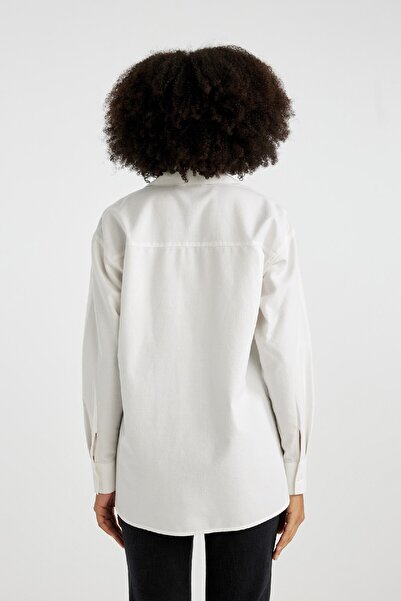 DeFacto Oversize Geniş Kalıp Oxford Uzun Kollu Gömlek V2439az24sp