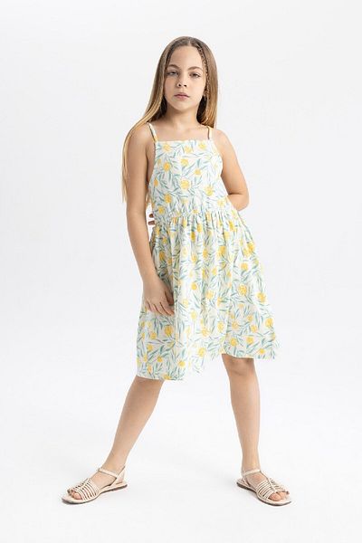 DeFacto Regular Fit Combed Cotton Dress B4473A824SM