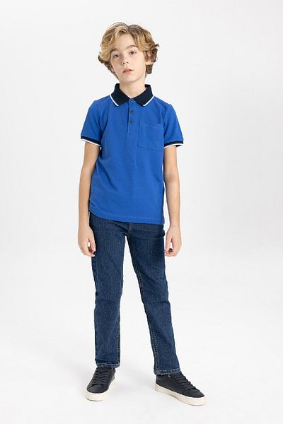 DeFacto Chlapecké polo tričko Pique s krátkým rukávem B6830A824SM