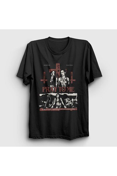 Presmono Μοντέλο μπλουζάκι Unisex Black Pray To Me 529307 ττ
