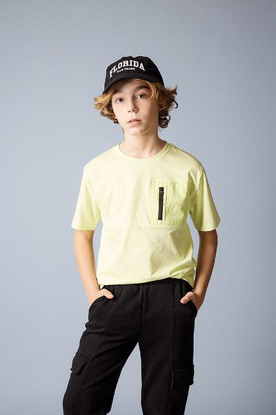 DeFacto Boy's Crew Neck Short Sleeve T-Shirt B7358a824sm