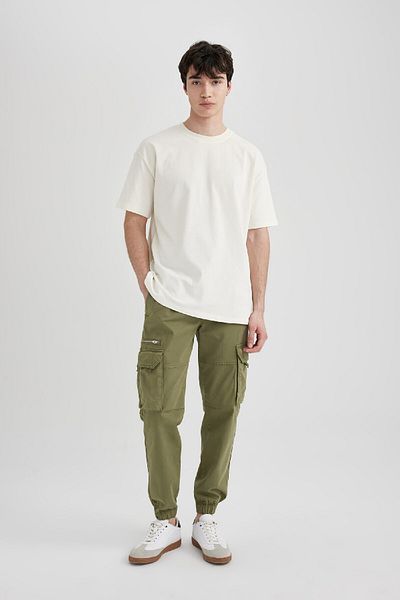 DeFacto Tactical Jogger Pants - Regular Fit, Cargo Pocket, B6146Ax24Sp