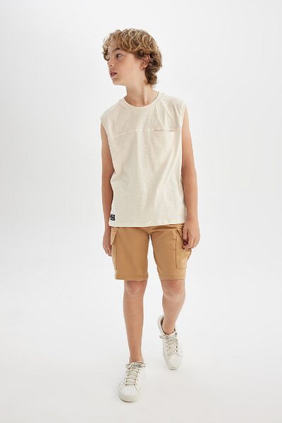 DeFacto Boy's Cargo Pocket Shorts B5868A824HS