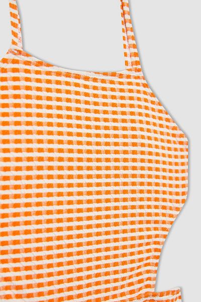 DeFacto Girl's Checkered Swimsuit B7030a824sm