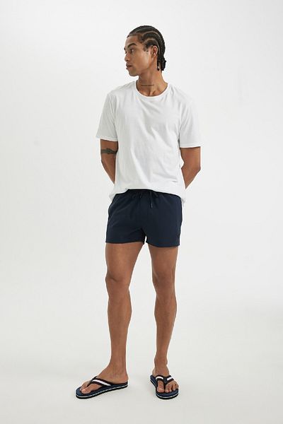 DeFacto Fit Andy Printed Flexible Textured Short Length Αθλητικό μαγιό σορτς B5987ax24hs