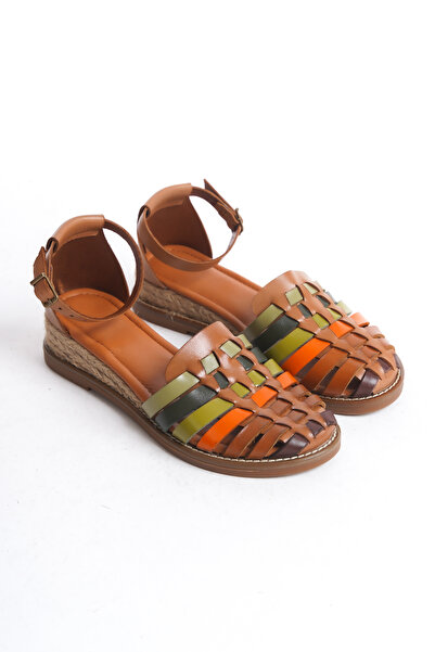 Elile Shoes Hakiki Deri Topuklu Sandalet 35-41-42-43-44 Numara