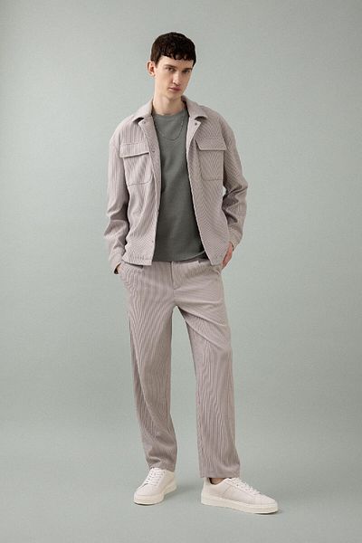 DeFacto All Direction Stretching Tapered Fit Trousers - Straight Leg B6584Ax24Sp