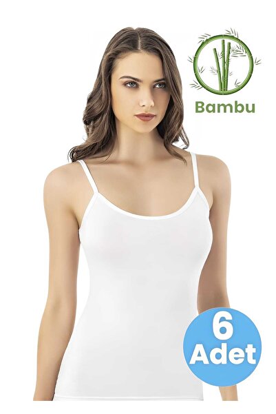 Uniquetrenders Жіночий 6-панельний майка з бретельками з бамбука