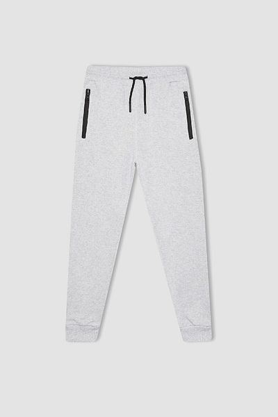 DeFacto Boy's Zippered Pique Basic Sweatpants B5755A824Sp