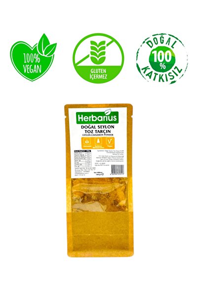 Herbarius Doğal Seylon (SEYLAN) Toz Tarçın 100 gr
