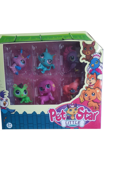 TOYSTAR 6'lı Miniş Seti Figür Karakter 5-7 cm