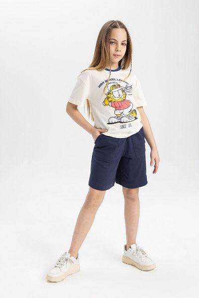 DeFacto Printed Girl's Shorts - B0847a8nv31mc