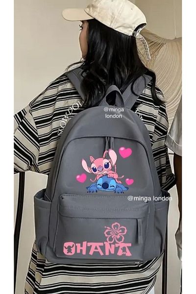 Minga London Stitch and Angela Love Ohana Σχολείο Βιβλιάριο Ζευγάρι, Σχολικό Σχολείο και Σακίδιο πλάτης