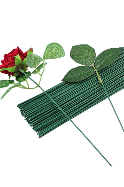 MD Aspiz Flowers 298 قطعة سلك زهور أخضر 298 قطعة سلك زهور أخضر 2 مم 36 سم _ ص...