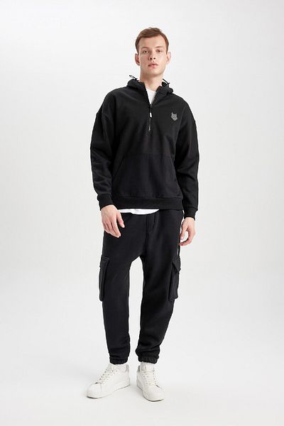 DeFacto Oversize Cargo Pocket tepláky - Široká noha B8130Ax23Cw