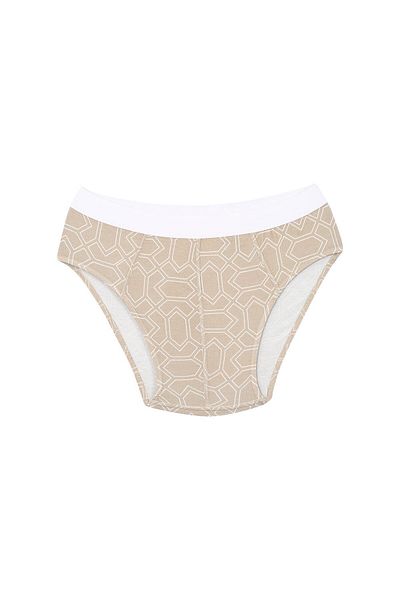 modaserdem Mdsrdm Ανδρικό βαμβακερό μοτίβο Lycra Slip-90% βαμβάκι