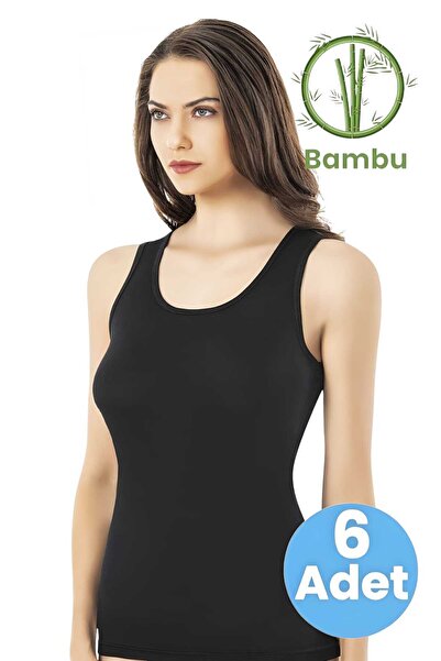 Tezzgelsin Жіночий 6-панельний топ з товстими бретелями з бамбука