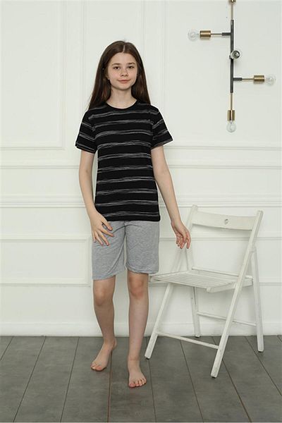 modaserdem Costum de pijama pentru fete din bumbac pieptănat Mdsrdm - 100% bumbac