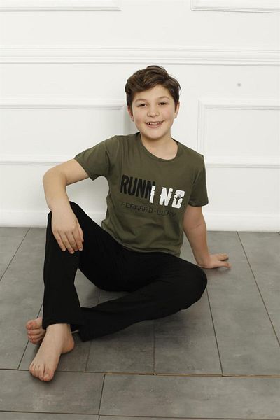 modaserdem Σετ πιτζάμες Mdsrdm Boy's Cotton κοντομάνικο-100% βαμβάκι