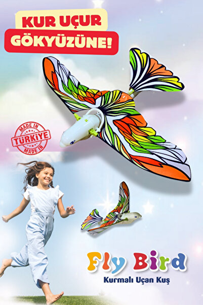 Story Baby Kurmalı Uçan Kuş-Kur Uçur Gökyüzüne (Beyaz Renk) 6-99 Yaş Arası