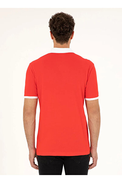 U.S. Polo Assn. U.S. Polo Assn Polo Collar Zipper Regular Fit Men's T-Shirt